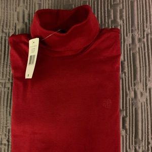 Ralph Lauren😍Cotton Turtleneck Red🌺Size M NEW🎉